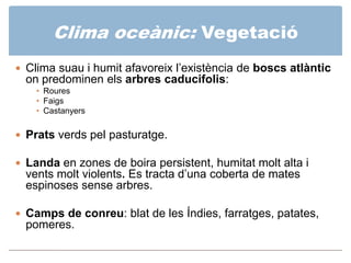 Clima oceànic: Vegetació
Landa
 
