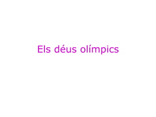 Els déus olímpics 