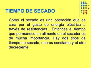 El Secado De Los Alimentos[1][1] | PPT