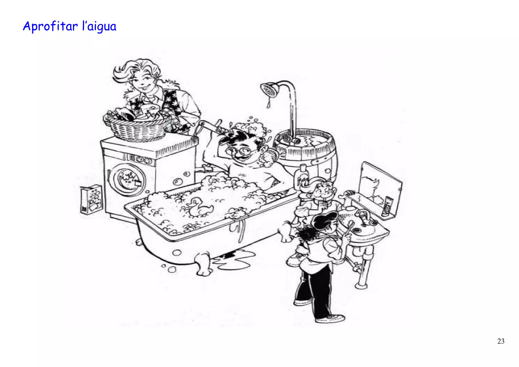 Aprofitar l’aigua




                    23
 