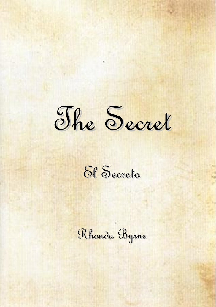 the secret rhonda byrne pdf