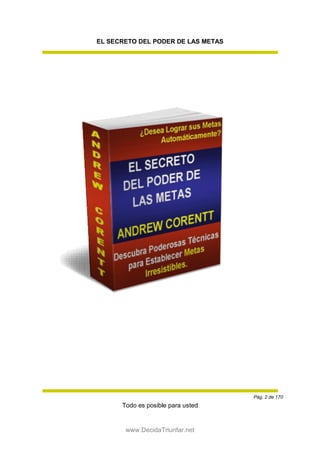 El secreto del poder de las metas | PDF