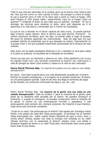 El secreto para atraer dinero en abundancia a su vida | PDF