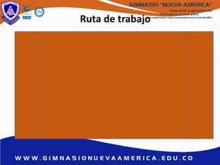 Ruta de trabajo
 
