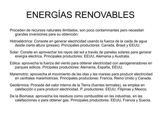 ENERGÍA HIDROELÉCTRICA 