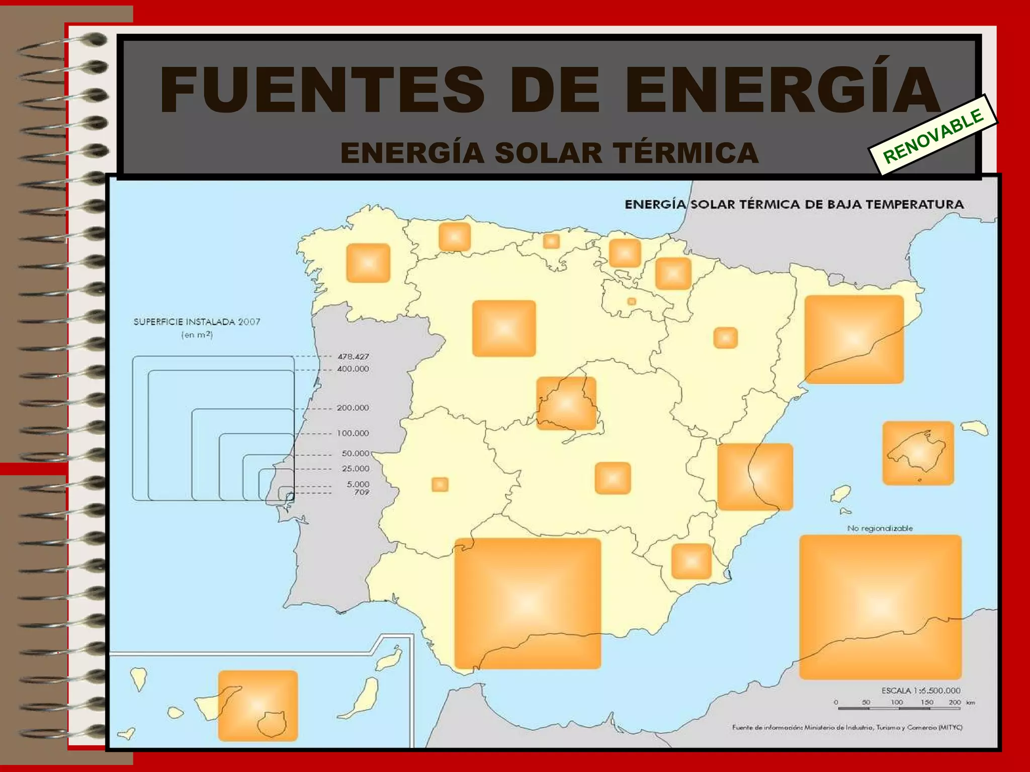 FUENTES DE ENERGÍA ENERGÍA SOLAR TÉRMICA RENOVABLE 