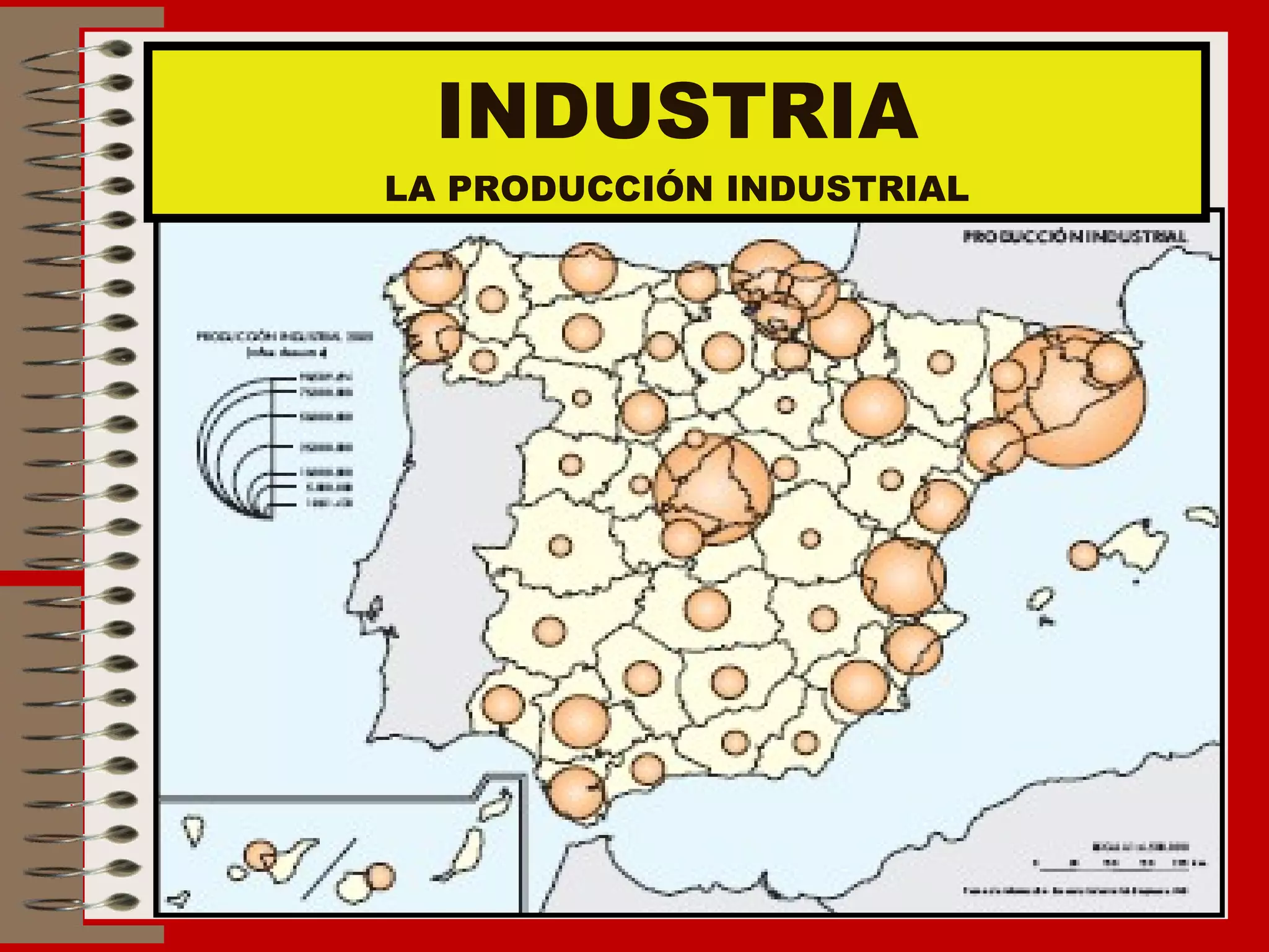 INDUSTRIA LA PRODUCCIÓN INDUSTRIAL 