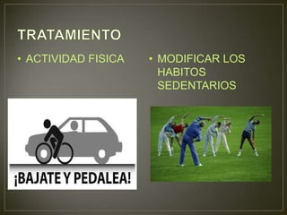 • ACTIVIDAD FISICA   • MODIFICAR LOS
                       HABITOS
                       SEDENTARIOS
 