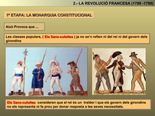 2.- LA REVOLUCIÓ FRANCESA (1789 -1799)
 