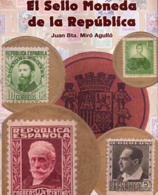 El sello moneda de la república española