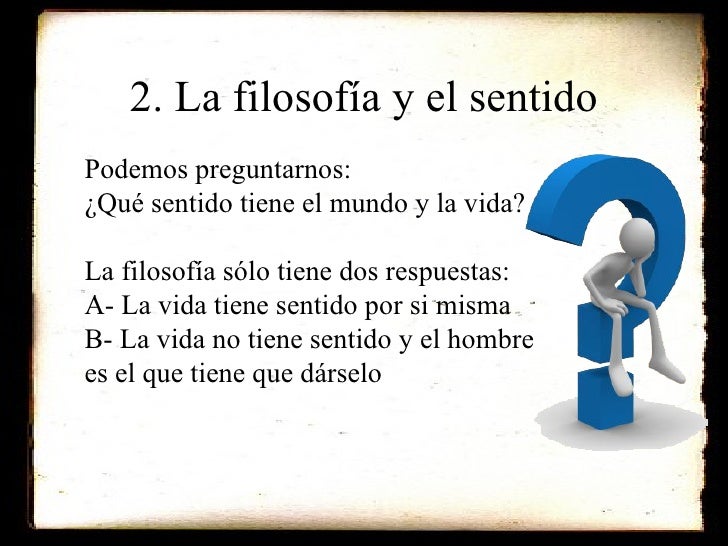 El sentido