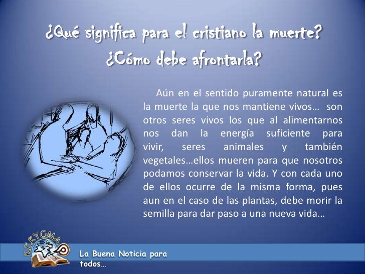 El sentido cristiano de la muerte