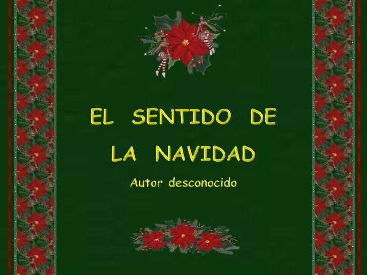 El Sentido De La Navidad