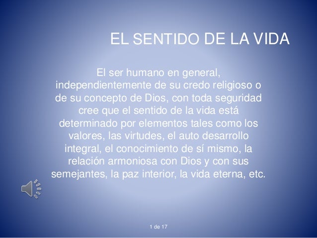 El sentido de la vida según la filosofía perenne