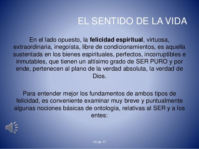 El sentido de la vida según la filosofía perenne
