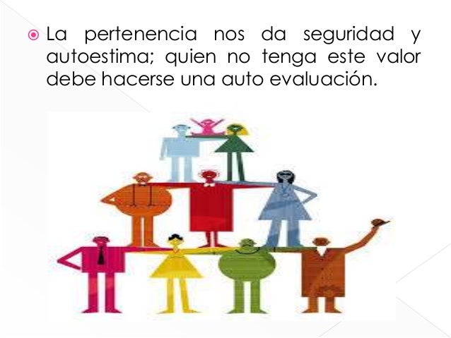 Resultado de imagen para valor de pertenencia