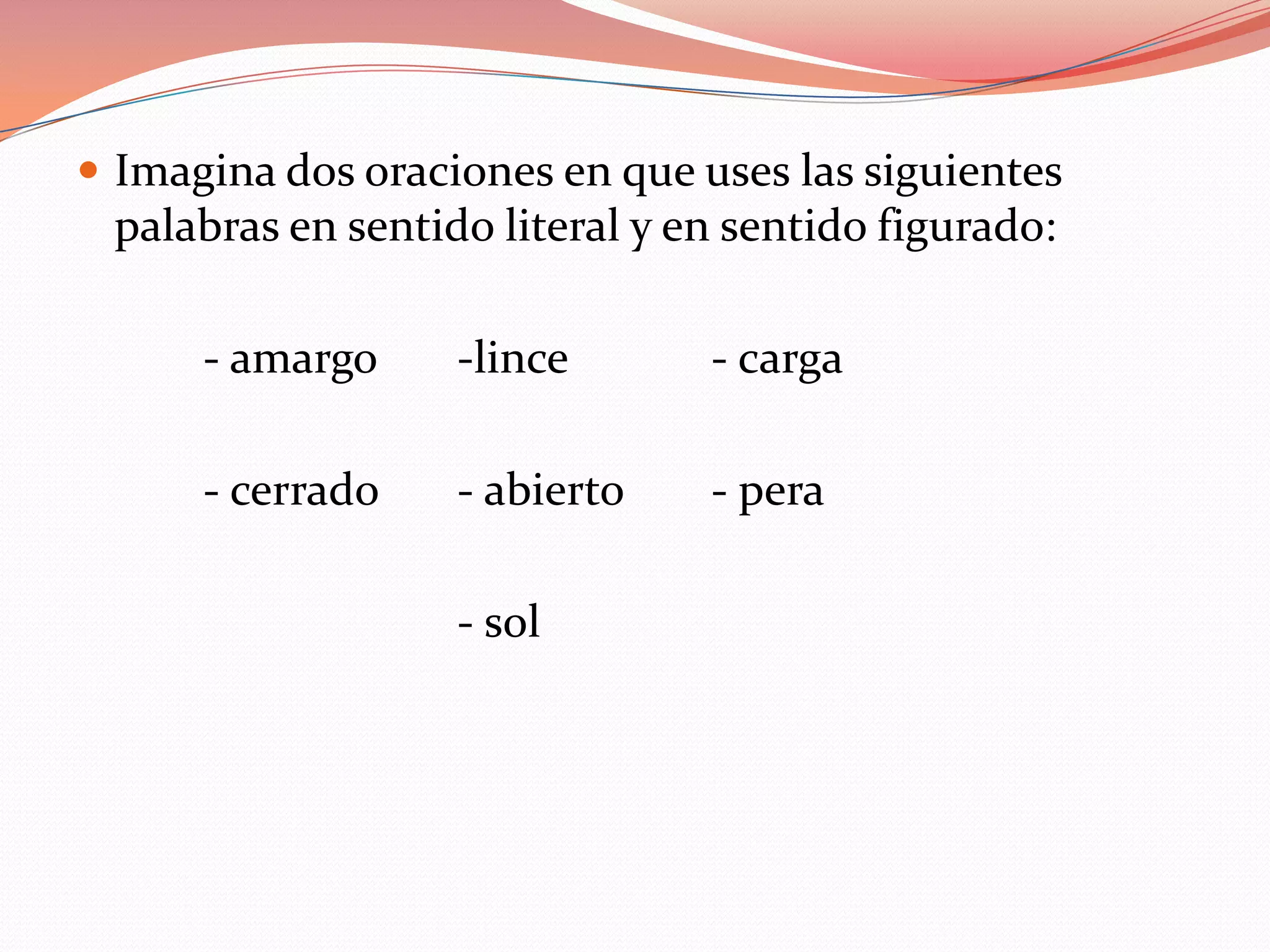 Sentido Ax El sentido figurado | PPTX