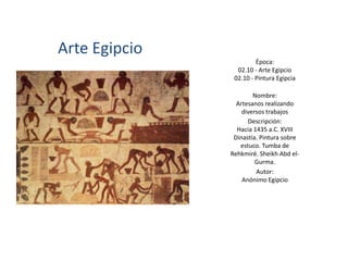 Arte Egipcio
