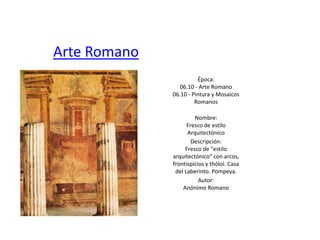 Arte Romano