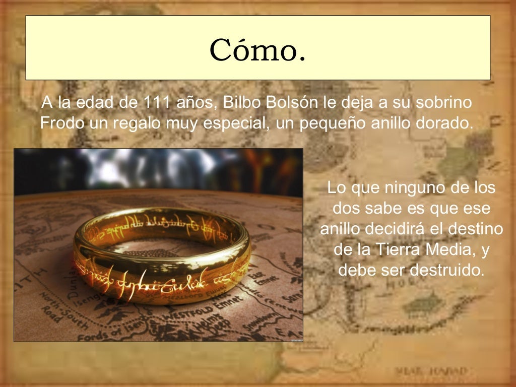 Que Pone En El Anillo Del Señor De Los Anillos