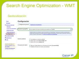 Search Engine Optimization - WMT Geolocalización 