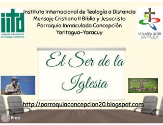 El ser de la Iglesia 16 05-2017