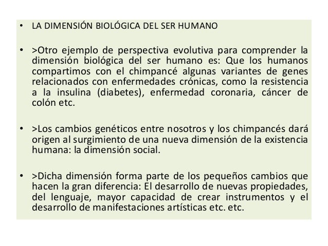 El ser humano y la dimen biologica 1
