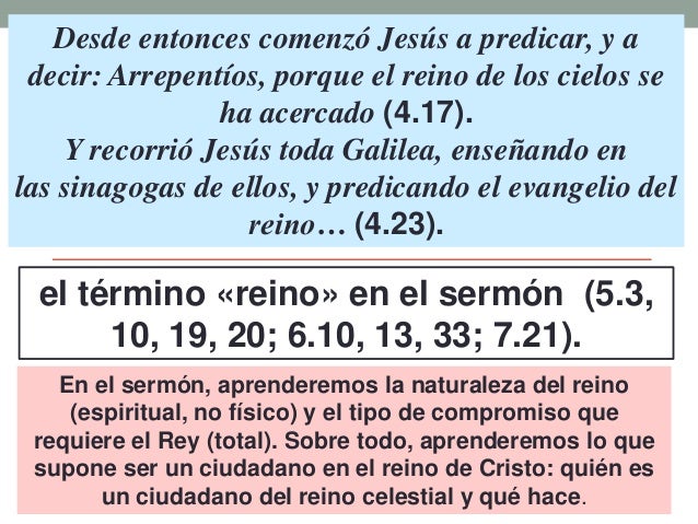 el sermon del monte