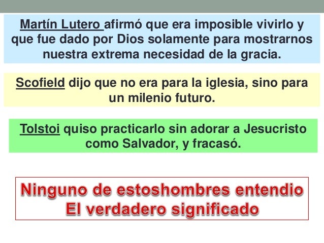 el sermon del monte