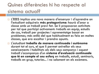 Els Estudis Universitaris