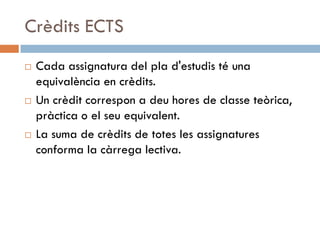 Els Estudis Universitaris