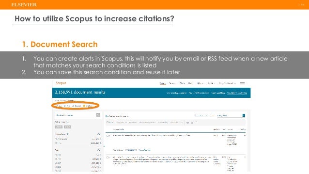 Elsevier how to get more citation University of Balamand