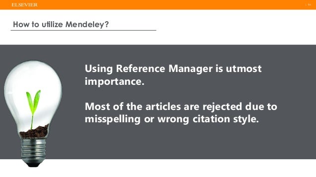 Elsevier how to get more citation University of Balamand
