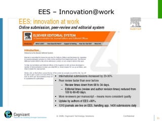 EES – Innovation@work
21
© 2008, Cognizant Technology Solutions. Confidential
 