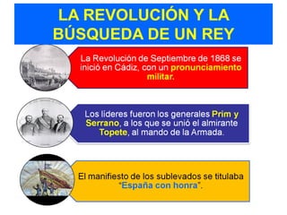 LA REVOLUCIÓN Y LA
BÚSQUEDA DE UN REY
 