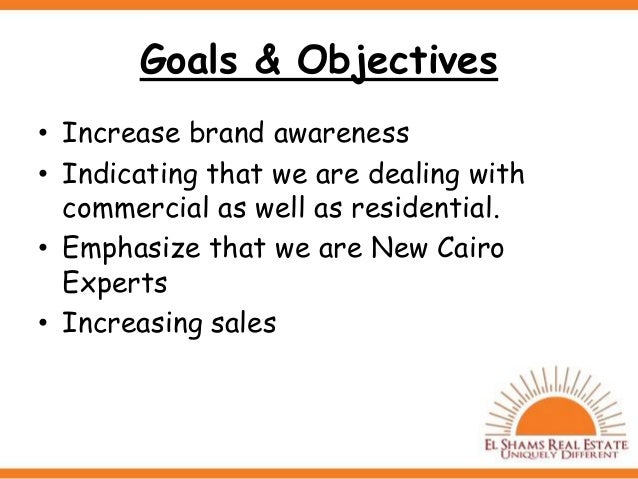 objectives of real estate