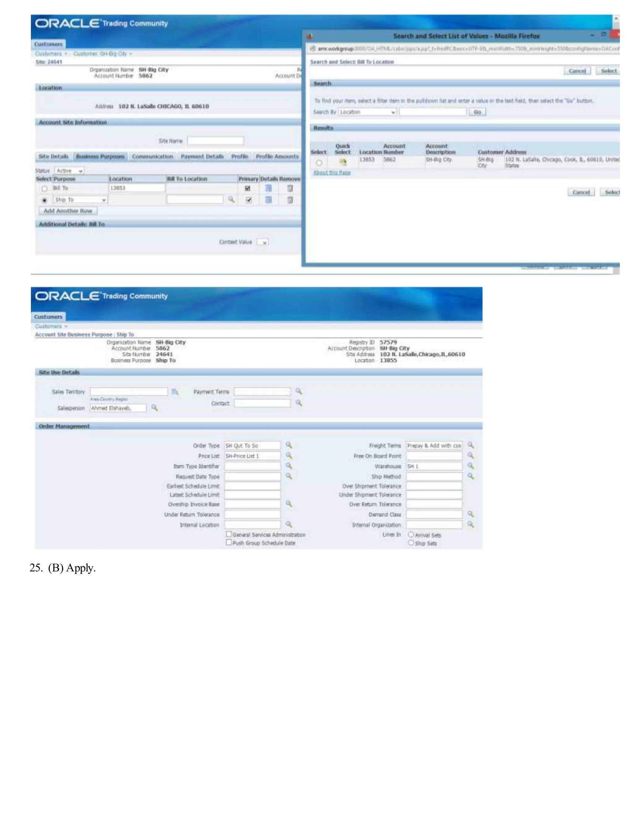 (M) Folder > Show Field. Select a field, which you want to display from the LOV.
Right click on any field, select Folders option on the popmenu and click Show field. Select a field, which you want to
display from the LOV.
7. To change the position of a field in the Quick Ship window, you can use anyone of the following methods.
 Click on the field to be moved. Click (M) Folder and click on Move Right, Move Left, Move Up, and Move
Down to move to respective position.
 Right click on the field to be moved. Select the Folders option in the popment, and click on Move Right,
Move Left, Move Up, and Move Down to move to respective position.
Creating New Folder
8. (M) Folder > New
9. Enter XX-Folder in the Folder field.
10. Select the Show Additional Delivery to display the Additional tab.
11. Select the Show Trip Information to display the Trip tab
12. (M) File > Save.
 