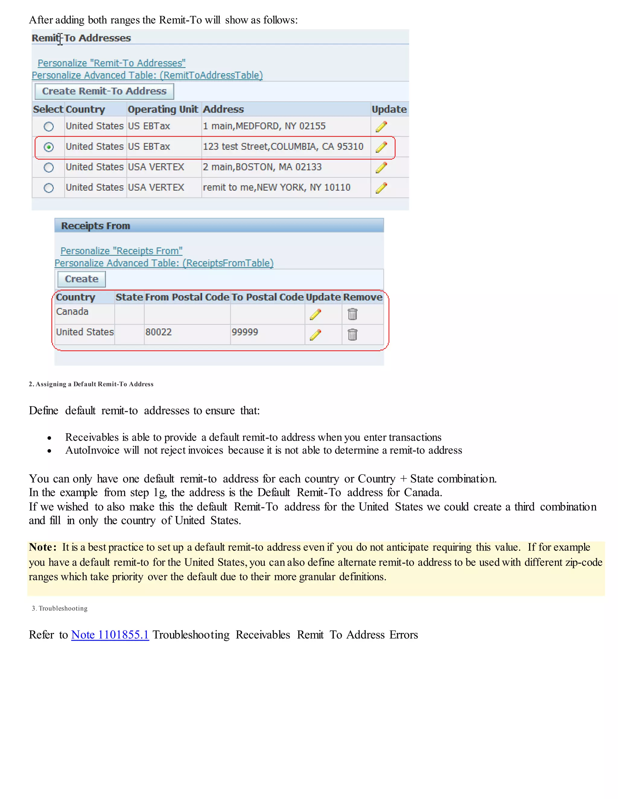 Defining Pick Slip Grouping Rules
You can create grouping rules to organize how picking lines for released sales orders are grouped on to pick slips.
For example, if you select Delivery as a grouping criteria, all picking lines for the same delivery are grouped togetheron a pick slip.
If there are multiple deliveries, multiple pick slips are created.
You can also define yourgrouping criteria further by selecting additional grouping attributes.
For example, if you select Delivery and Carrier as grouping criteria, picking lines for the same delivery and carrier are grouped togetheron a
pick slip.
 