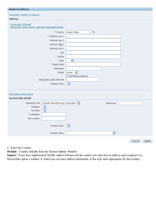 Oracle Order Entry From R12 Elshayeb Oracle R12 Order Management | DOCX