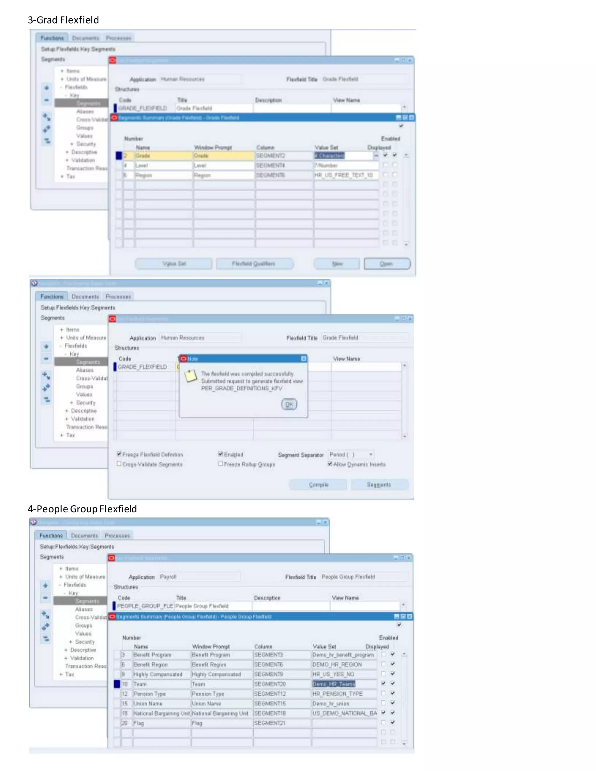 3-Grad Flexfield
4-People GroupFlexfield
 