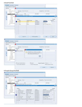3-Grad Flexfield
4-People GroupFlexfield
 