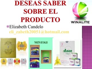 Elizabeth Candelo    [email_address] 