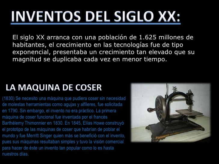 El siglo XX y sus inventos