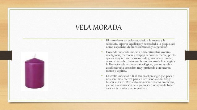 El significado de las velas y sus colores