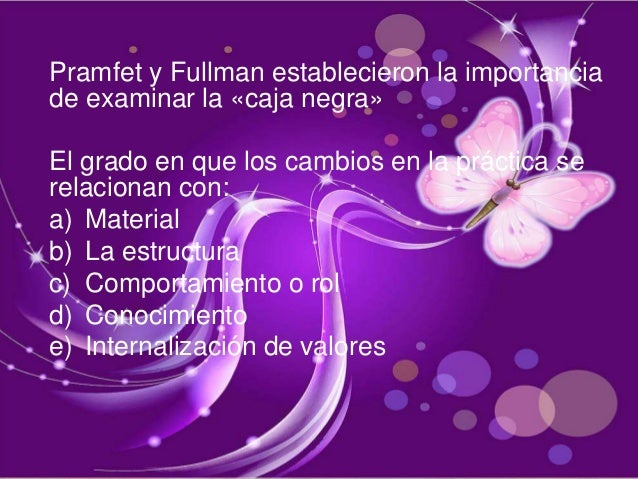 El significado del cambio educativo. Michel Fullen