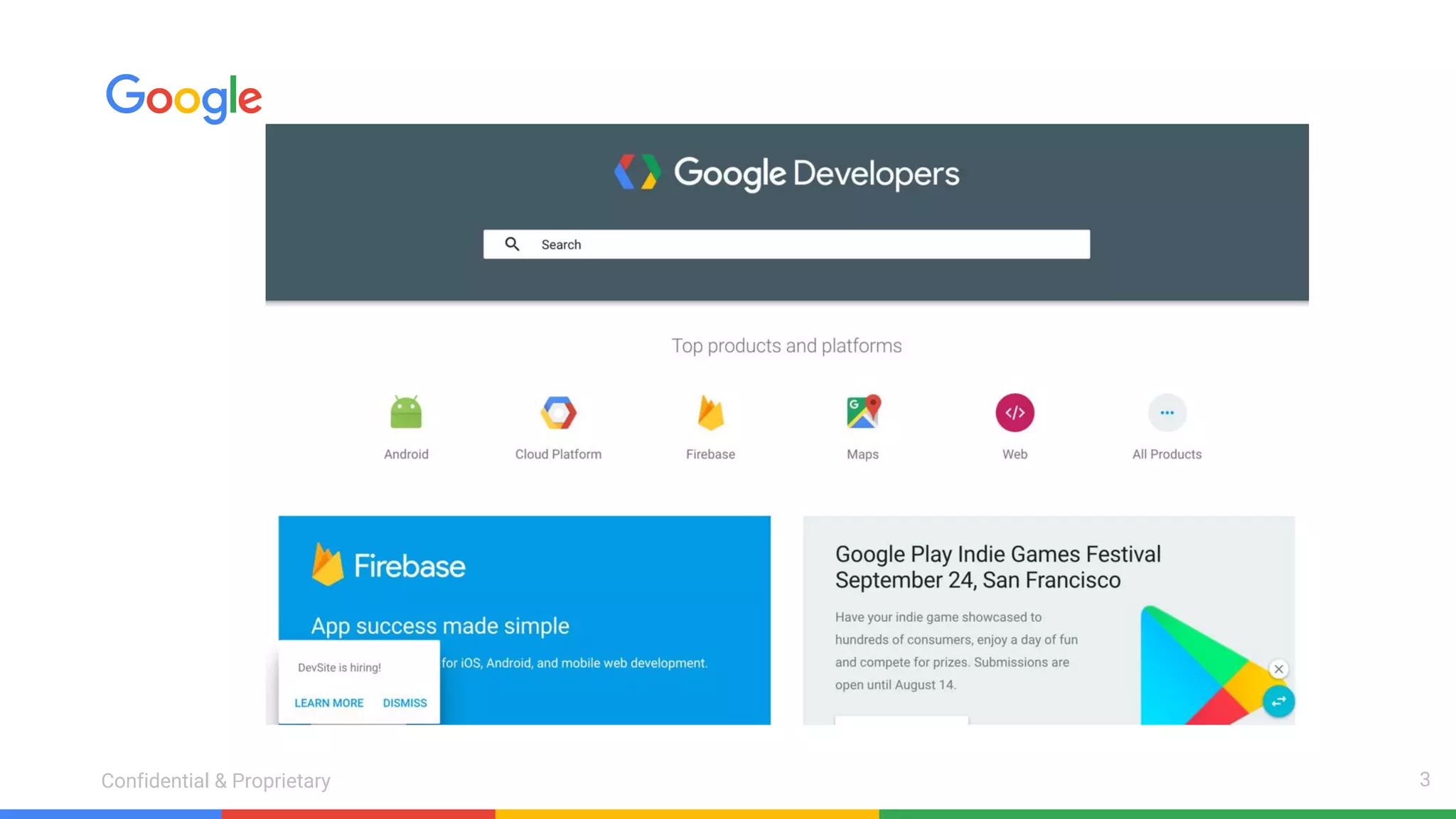 Confidential & ProprietaryConfidential & Proprietary 3
 