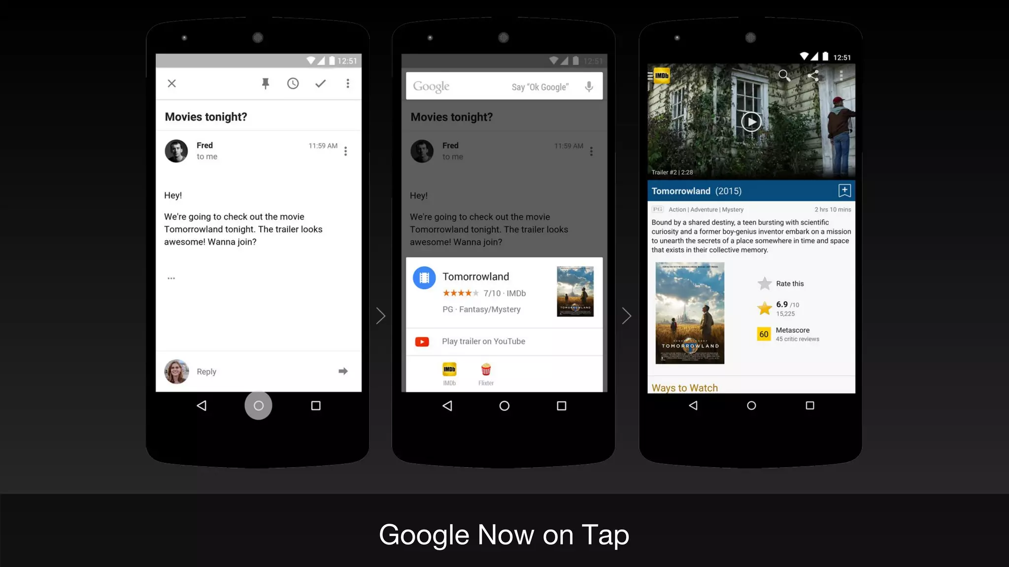 Google Now on Tap
 