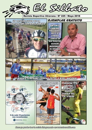 El Silbato
Revista Deportiva Utrerana / Nº 225 / Mayo 2018
Ahora ya puedes leer la revista íntegramente en: www.utreraaldi...