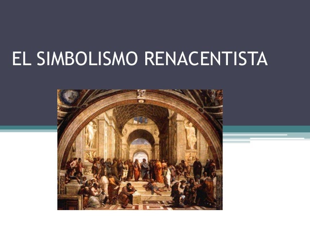 El simbolismo renacentista