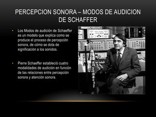 Detección.Discriminación.Identificación.Reconocimiento.Comprensión.PERCEPCION SONORAFASES DE LA PERCEPCION SONORA